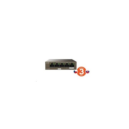 Tenda TEG1105PD - 5-port PoE PD Gigabit Ethernet Switch, 1x PoE IN, 4x PoE OUT, Kov, Fanless