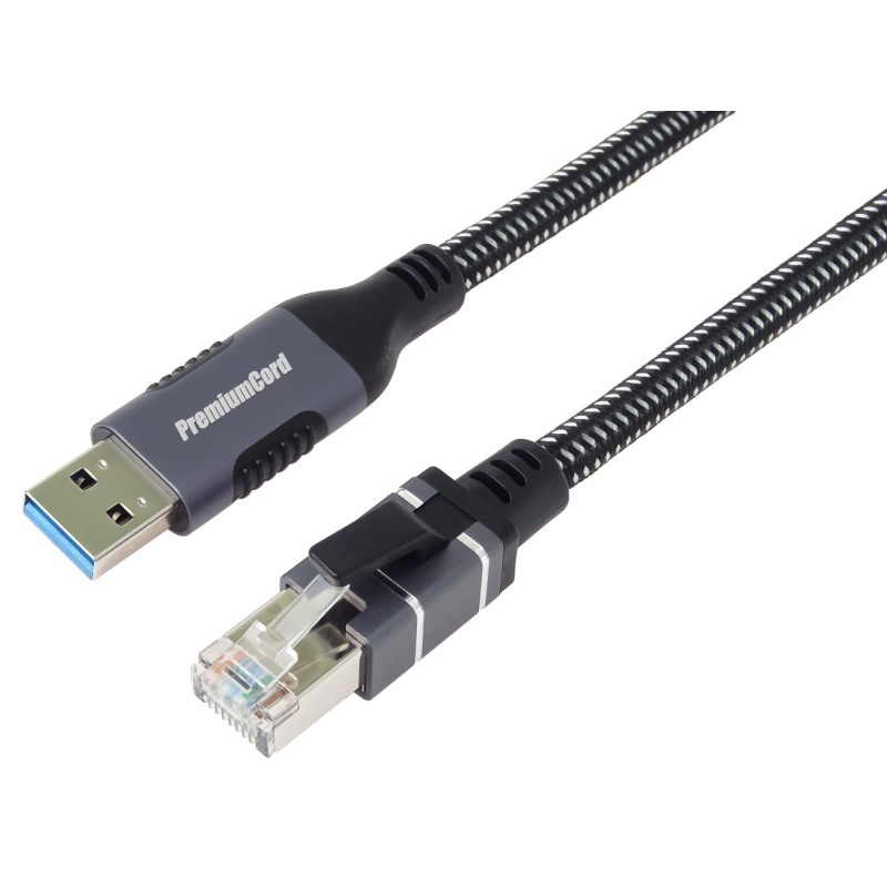 Ethernet. kabel USB3.2- LAN RJ45 10/100/1000, 2m
