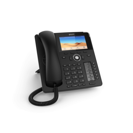 SNOM D785 IP tel.,PoE, 4,3" LCD, 6 (24) prog. tl.,