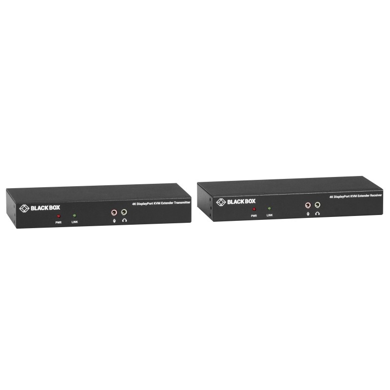 KVM Extender Kit přes CATx - 4K, DP, USB 2.0,audio