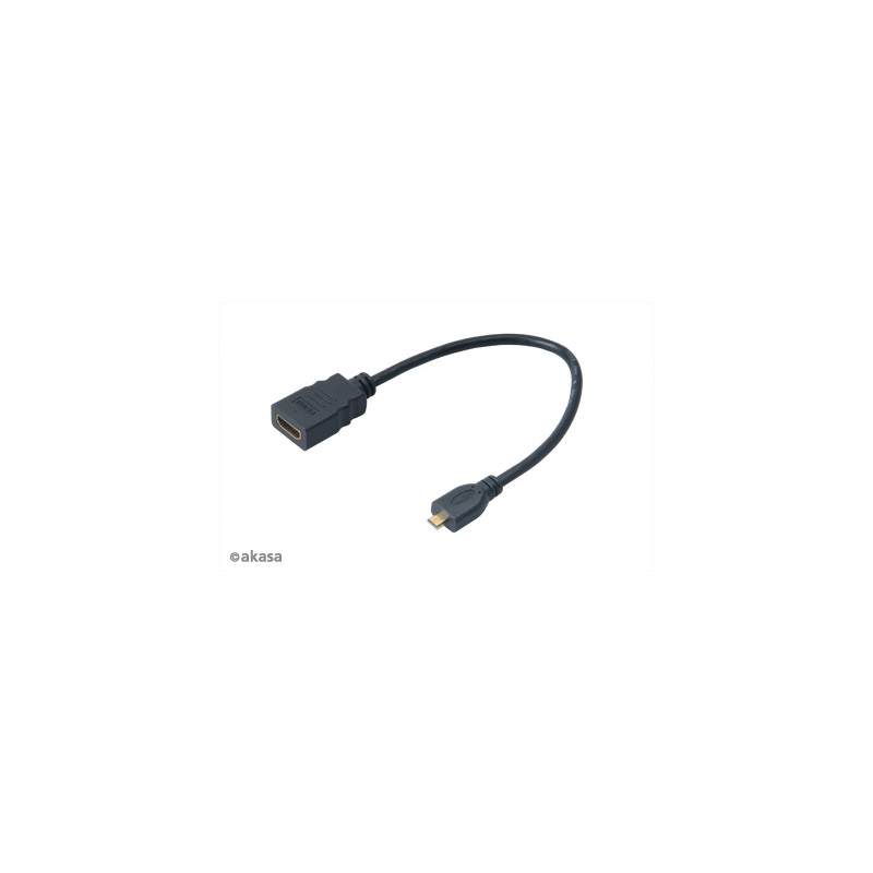 AKASA - HDMI na mikro HDMI adaptér - 25 cm