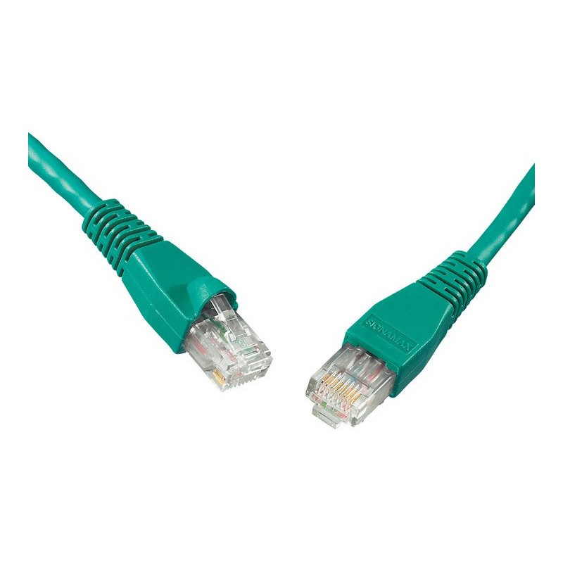 SOLARIX patch kabel CAT6 UTP PVC 2m zelený snag-proof