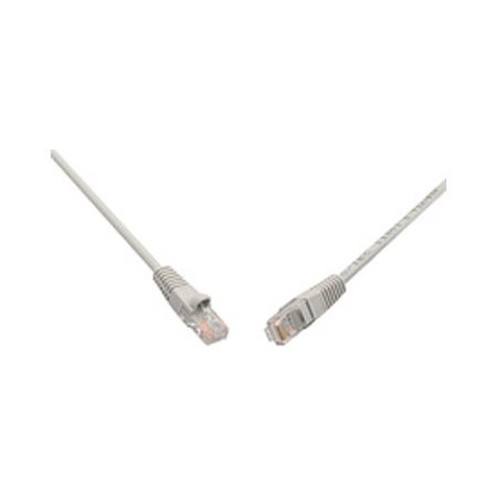 SOLARIX patch kabel CAT6 UTP PVC 3m šedý snag-proof