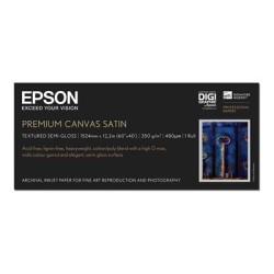 Epson PremierArt Water Resistant Canvas - Lesklý - 465 mikronů - Role (152.4 cm x 12.2 m) - 350 g/m? - 1 role umělecký papír