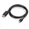 LENOVO adaptér Mini-DisplayPort to DisplayPort Monitor Cable - přenos signálu přes miniDP na DisplayPort