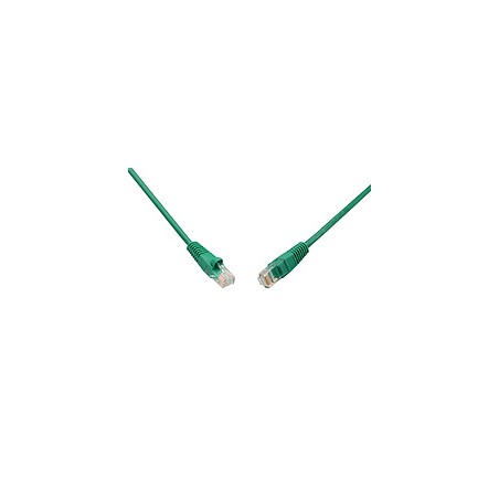 SOLARIX patch kabel CAT5E UTP PVC 3m zelený snag-proof