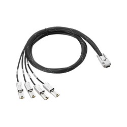 HPE 1 Mini SAS HD - 4 Mini SAS FO 4M Cbl