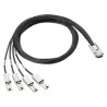 HPE 1 Mini SAS HD - 4 Mini SAS FO 4M Cbl