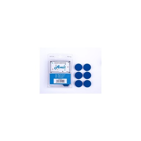 Set magnetů AVELI, modrá barva