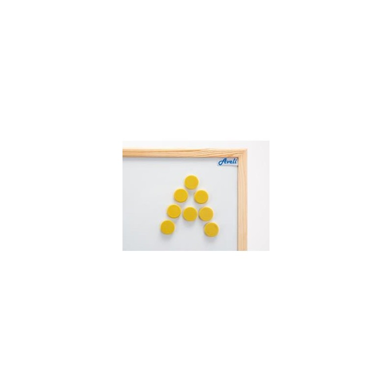 Set magnetů AVELI, žlutá barva