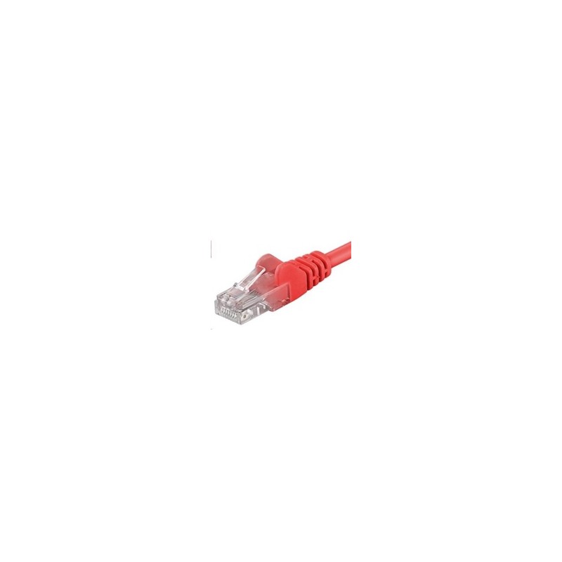 PremiumCord Patch kabel UTP RJ45-RJ45 CAT6 0.5m červená