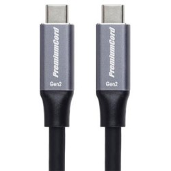 PremiumCord USB-C kabel (USB 3.2 Gen 2, 5A, 100W, 10Gbit/s ) černý 5m