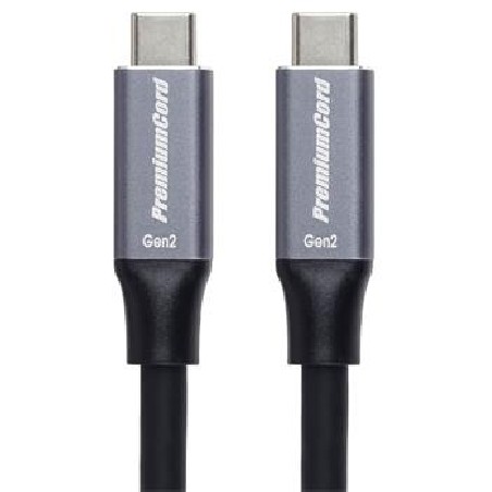 PremiumCord USB-C kabel (USB 3.2 Gen 2, 5A, 100W, 10Gbit/s ) černý 5m