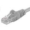 PremiumCord Patch kabel UTP RJ45-RJ45 CAT6 15m šedá
