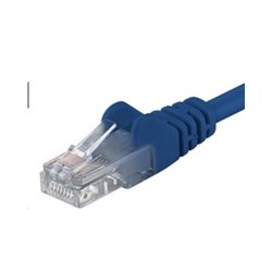 PremiumCord Patch kabel UTP RJ45-RJ45 CAT6 0.5m modrá