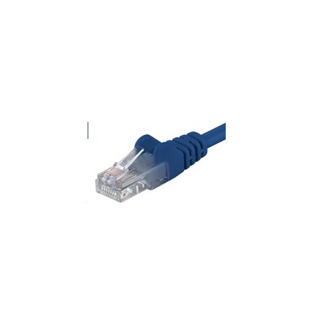PremiumCord Patch kabel UTP RJ45-RJ45 CAT6 0.5m modrá