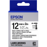 Epson Label Cartridge Heat Resistant LK-4WBH Black/White 12mm (2m)