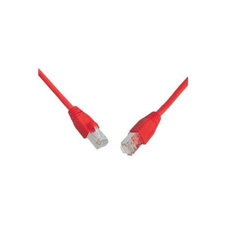 Patchkabel S/FTP,Cat6,2xRJ45, 7m červený