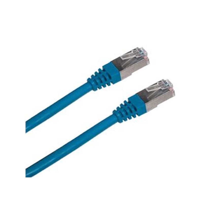 Patchkabel S/FTP,Cat6,2xRJ45, 10m modrý