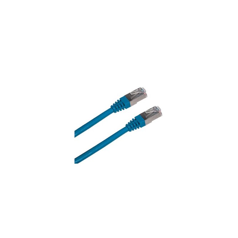 Patchkabel S/FTP,Cat6,2xRJ45, 7m modrý