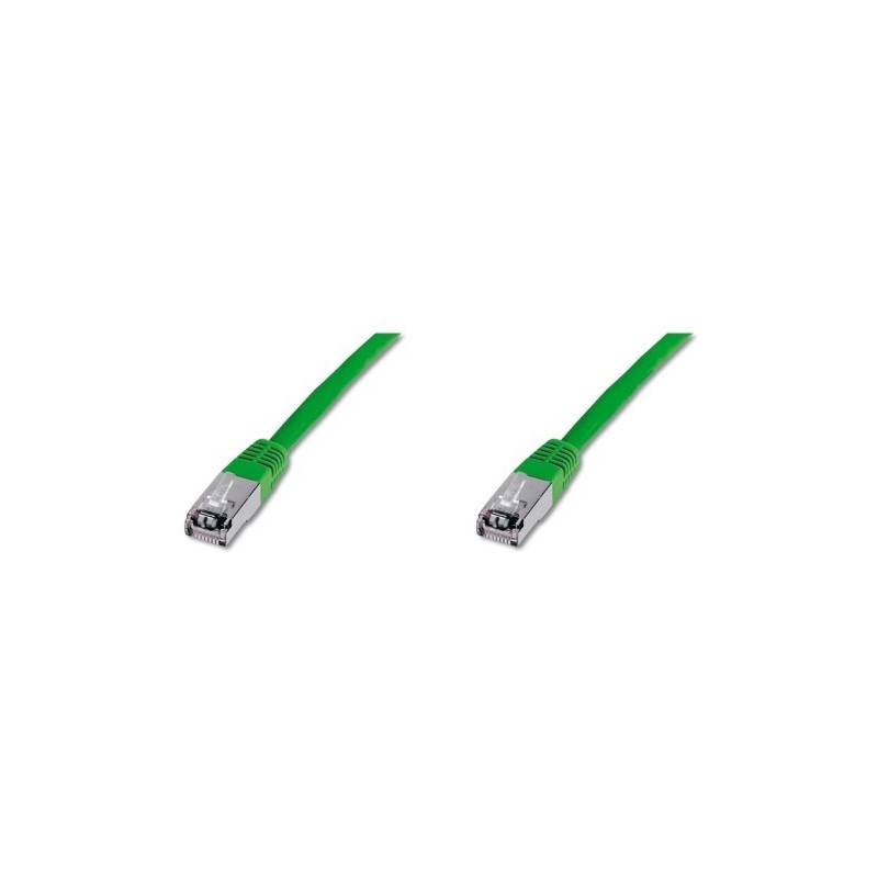 Patchkabel S/FTP,Cat6,2xRJ45, 1m zelený