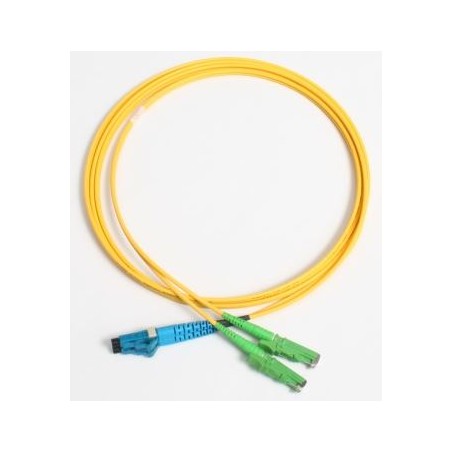 Patchcord FO duplex E2000/APC-LC 9/125um SM 3m, OS2