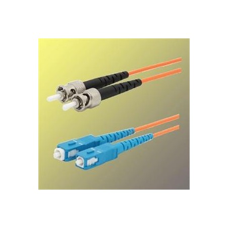 Optický patchkabel duplex ST-SC, 50/125 um MM, 2 m, OM2