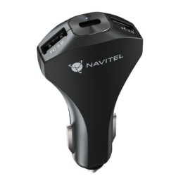 Nabíječka do auta NAVITEL USP45 Slim černá