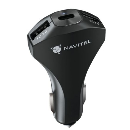 Nabíječka do auta NAVITEL USP45 Slim černá