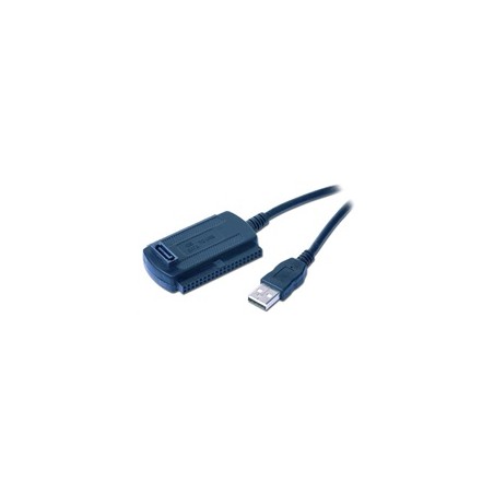 GEMBIRD Kabel adaptér USB 2.0 - IDE 2,5"/3,5" + SATA (redukce + napájecí zdroj)