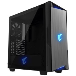 GIGABYTE AORUS Gaming AC300G/Midi Tower/Transpar./Černá