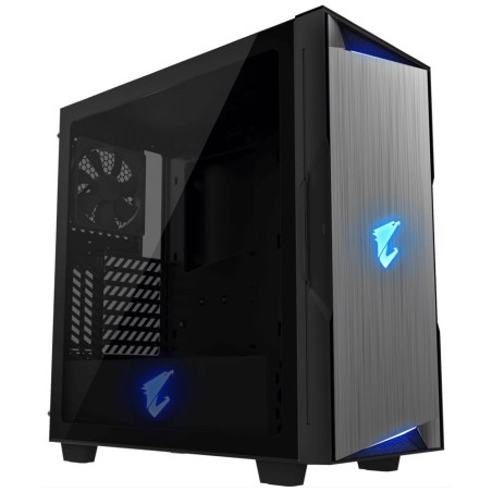 GIGABYTE AORUS Gaming AC300G/Midi Tower/Transpar./Černá