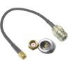 Pigtail 2m 5GHz RF240 RSMA male(dírka) - N Fem.