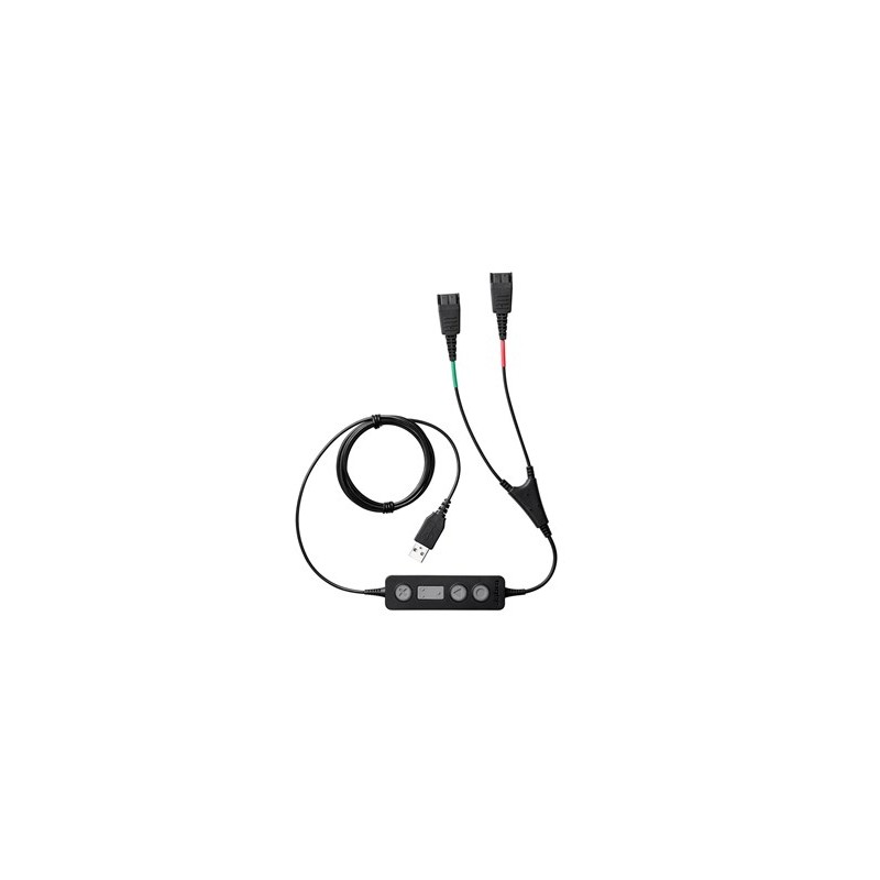 Jabra Link 265, USB-2xQD (pro školení)