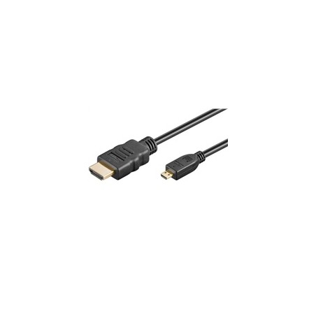 PremiumCord 4K kabel HDMI A - HDMI micro D, 5m