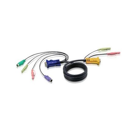 ATEN KVM sdružený kabel k CS-12xx,CL-10xx, PS2, 3m