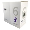 3x Síťový kabel iGET CAT6 UTP PVC Eca 305m/box + Bezdrátová nabíječka IGET W1 ZDARMA