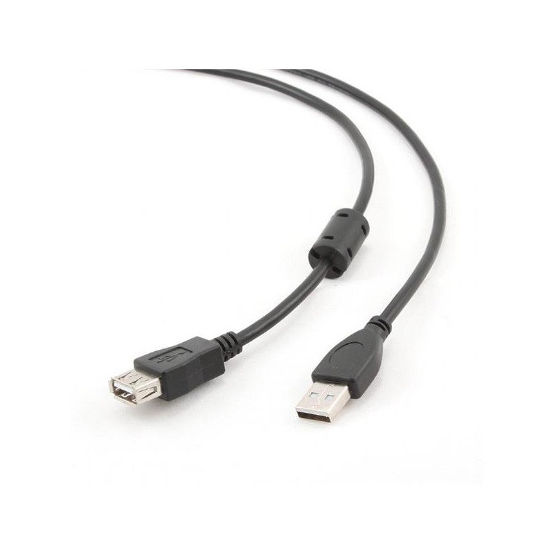 Kabel USB A-A 1,8m 2.0 prodl. HQ s ferrit. jádrem