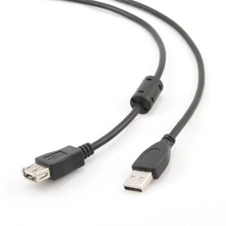 Kabel USB A-A 1,8m 2.0 prodl. HQ s ferrit. jádrem