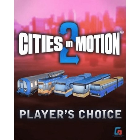 Cities in Motion 2 Players Choice Vehicle Pack – herní rozšíření pro PC (elektronická licence)