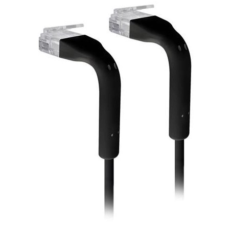 Ubiquiti U-Cable-Patch-RJ45-BK-50, Ethernet Patch Kabel, 0,1m (0,22m s konektory),Cat6, černý (50ks)
