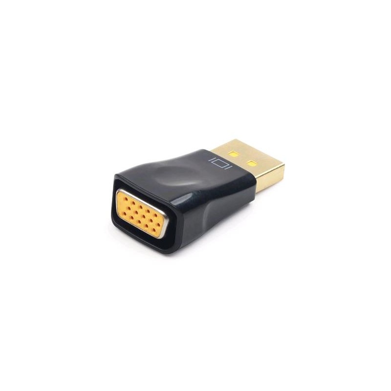 Gembird redukce Displayport na VGA, M/F, černá