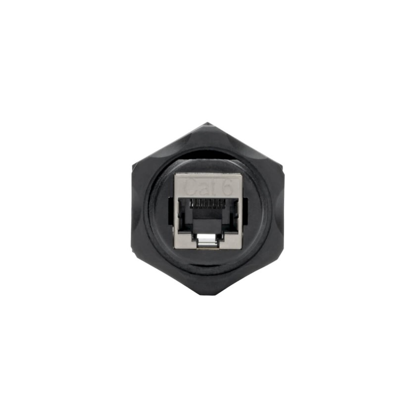 Spojka, připojení Ethernet zařízení v průmyslu, IP68, montáž do panelu, Cat5/Cat6 Samice/Samice