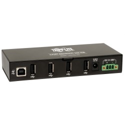 Rozbočovač 4x USB 2, průmyslový, odolnost ESD 15kV, kovové pouzdro, možnost montáže