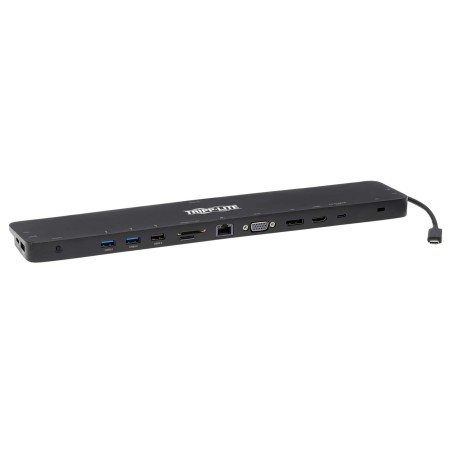 Dokovací stanice USB-C / 3x displej, HDMI 4K, DP, VGA, USB3.2 G1, USB-A/C, GbE, 100W nabíjení