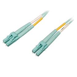 Optický patch kabel 10/100Gb Duplex Multimode 50/125, OM4 (LC/LC), modrá, 2m