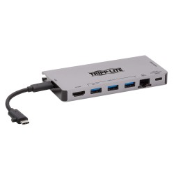 Dokovací stanice USB-C / HDMI, USB 3.2 Gen 1, USB-A, GbE, paměťová karta, 100W nabíjení odpoj.kabel