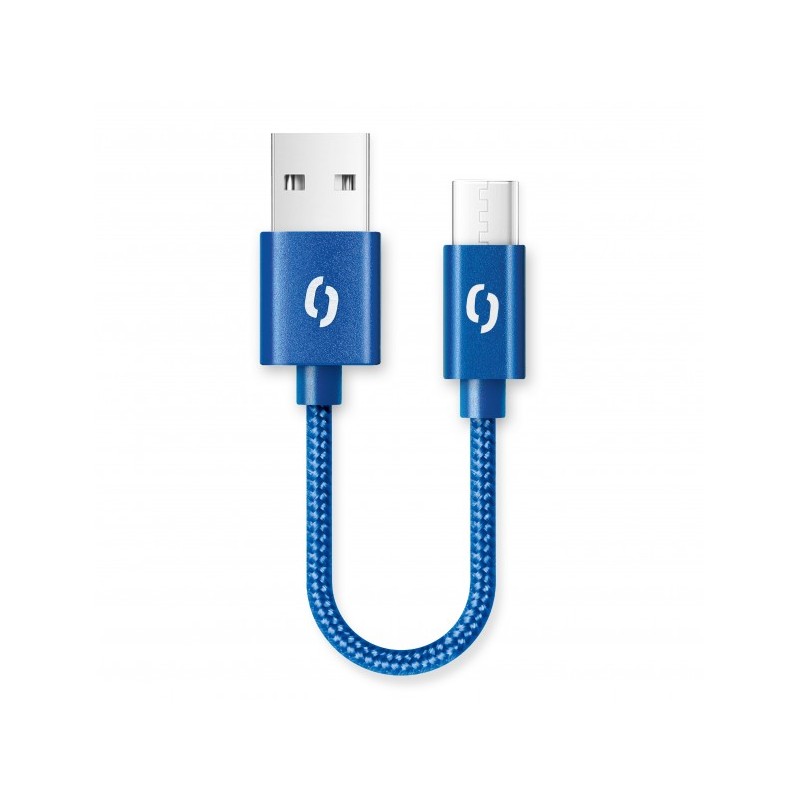 ALIGATOR PREMIUM 2A kabel, 50cm USB-C, modrá
