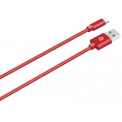 ALIGATOR PREMIUM 2A kabel, Micro USB 50cm, červený