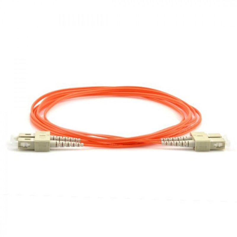 Optický patch cord duplex SC-SC 50/125 10m MM OM4